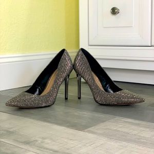 Mix No. 6 Glitter Shimmer Danyah 4” Heels 9.5